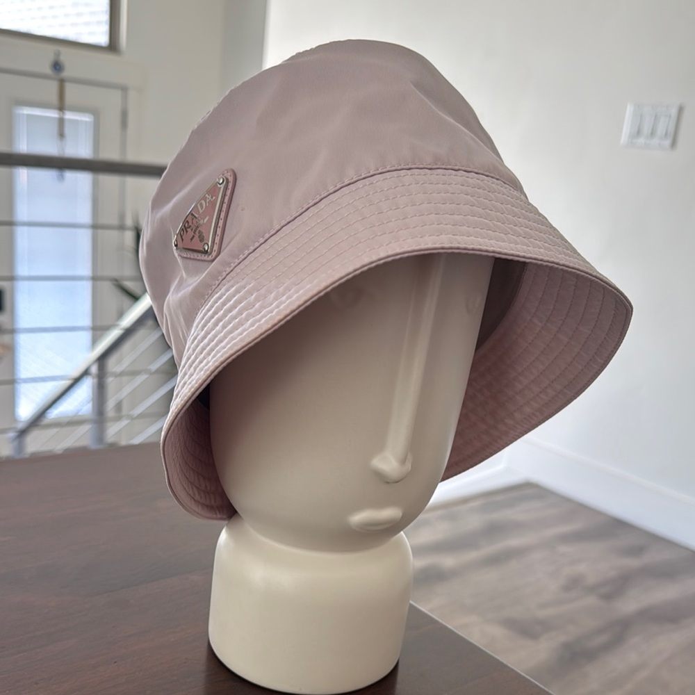 Prada Blush Pink Bucket Hat